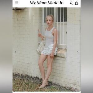 NWT My Mum Made it frill tank dress